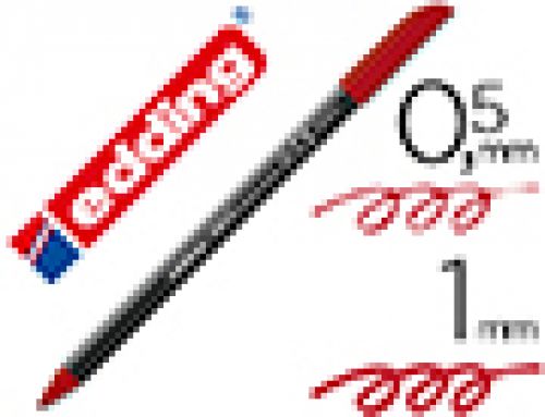 Marcador edding 1200 ponta de fibra redonda traco 1 mm n.28 vermelho ingles , Edding , 27171 , 4004764034024